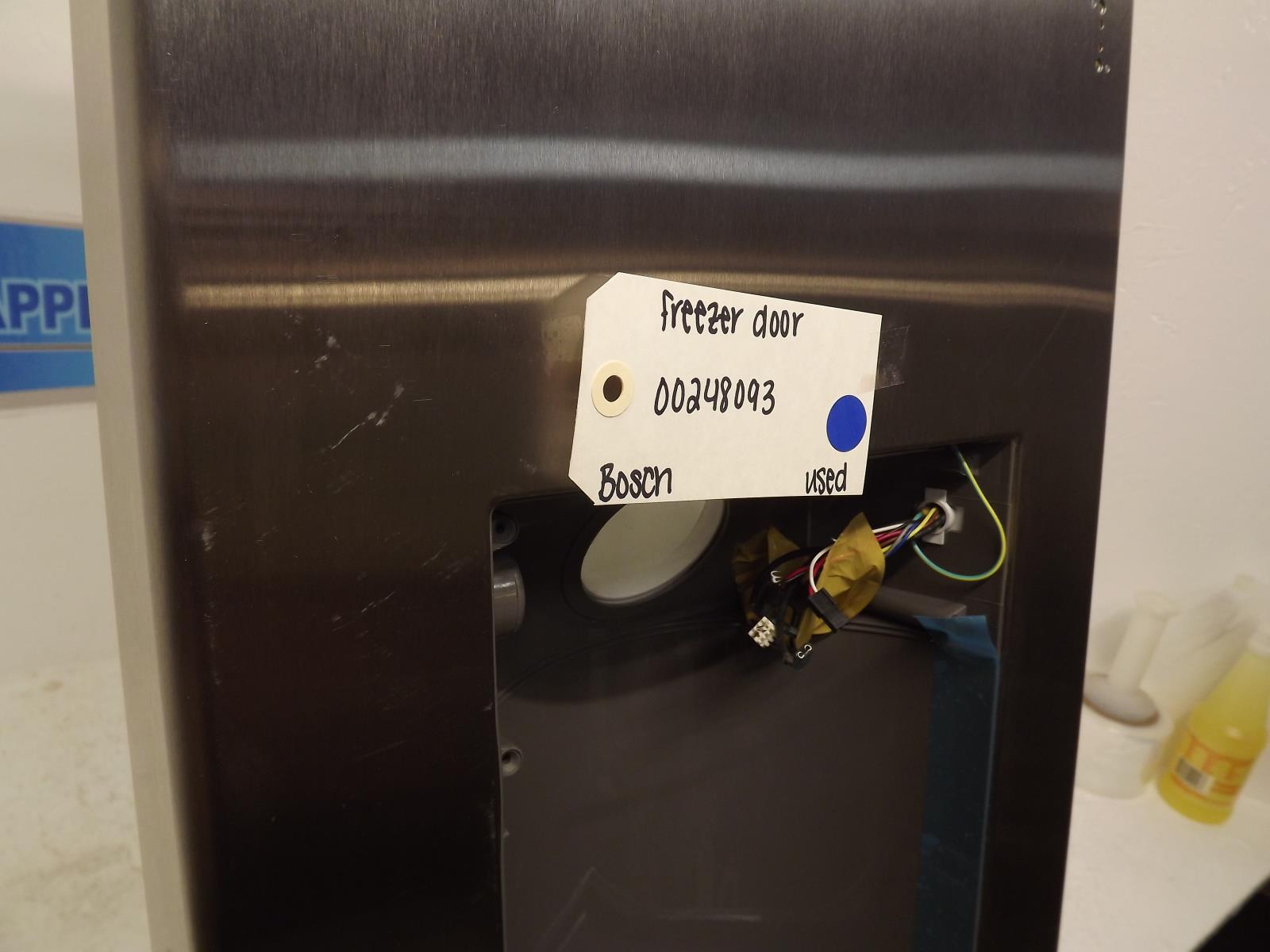 Bosch Refrigerator 00248093 Freezer Door Used Bosch Refrigerator 00248093 Freezer Door Used